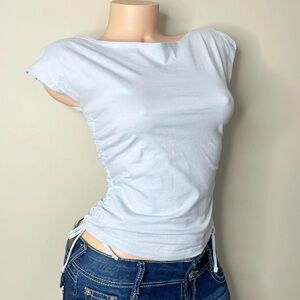 Vintage Y2K baby blue spring top by Inside 🩵